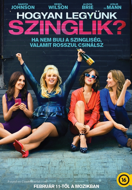 How to Be Single - Hungarian Movie Poster