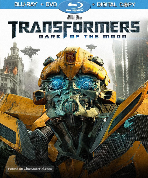 Transformers: Dark of the Moon - Blu-Ray movie cover