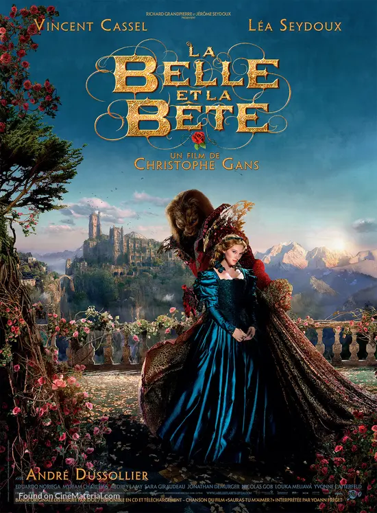 La belle &amp; la b&ecirc;te - French Movie Poster