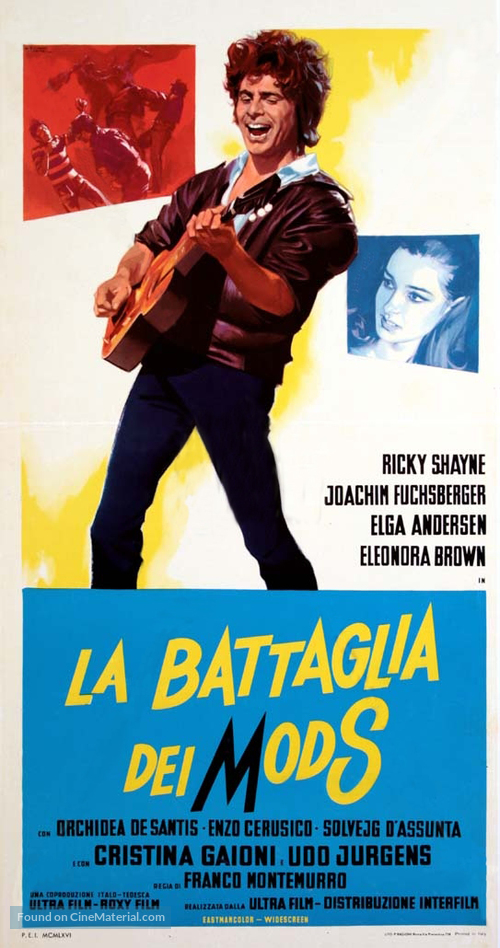 Battaglia dei mods, La - Italian Movie Poster