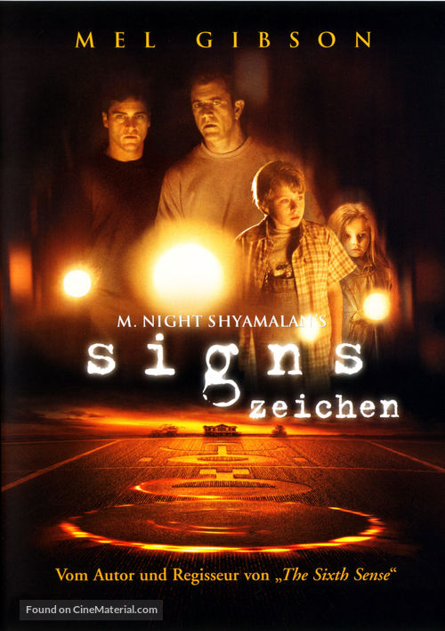 Signs - German DVD movie cover