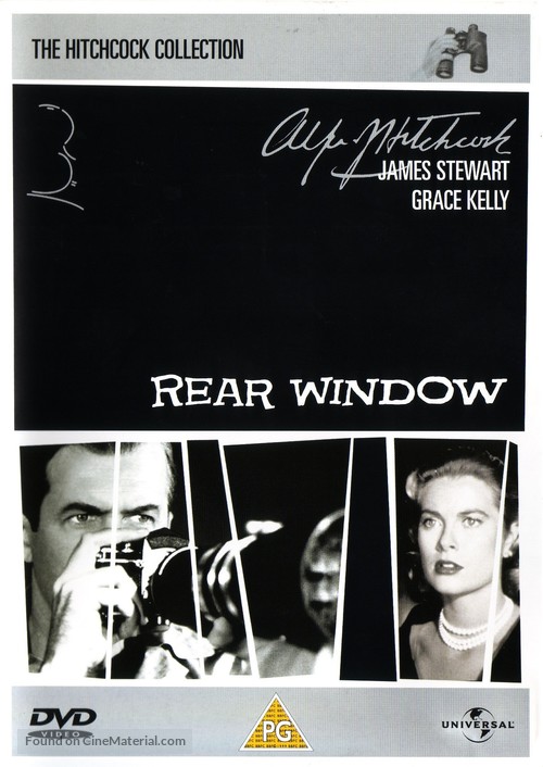 Rear Window - British DVD movie cover