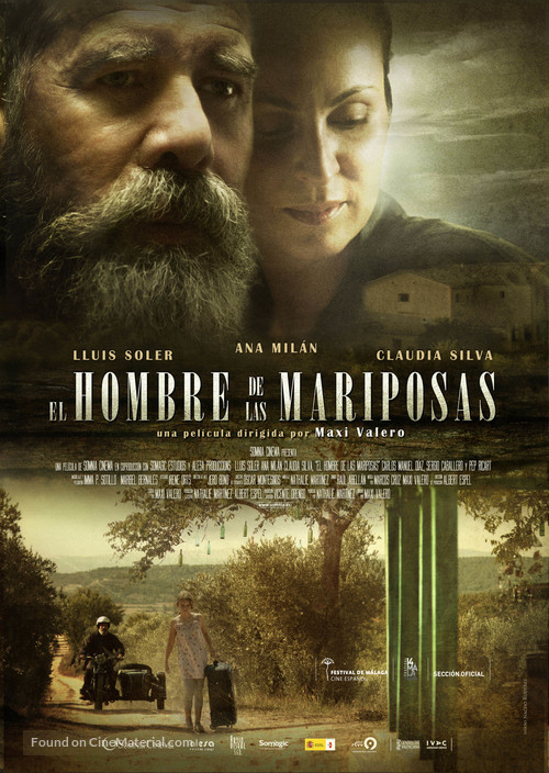 El hombre de las mariposas - Spanish Movie Poster