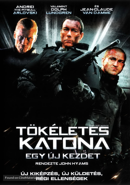 Universal Soldier: Regeneration - Hungarian Movie Cover