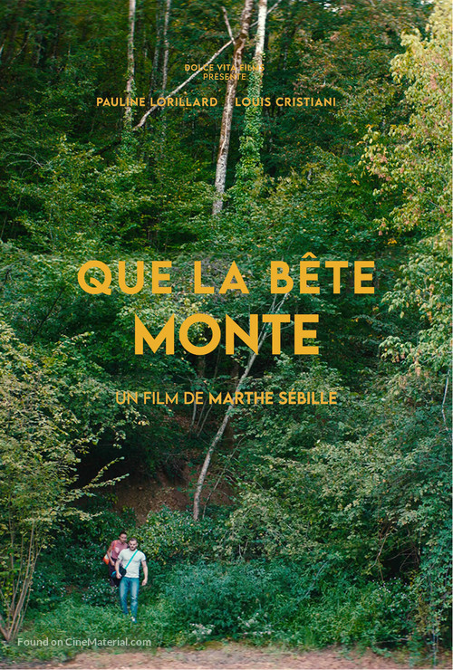 Que la b&ecirc;te monte - French Movie Poster