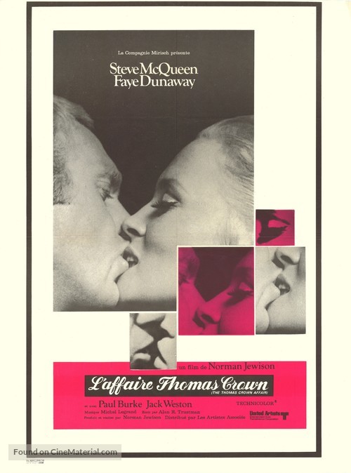 The Thomas Crown Affair - French Movie Poster