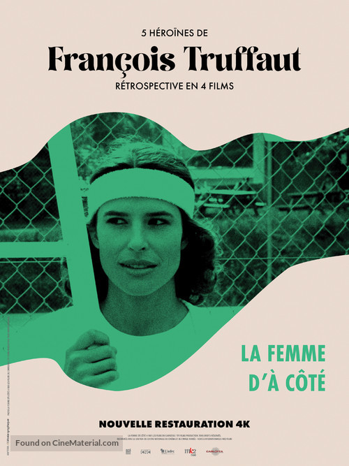 La femme d&#039;&agrave; c&ocirc;t&eacute; - French Re-release movie poster