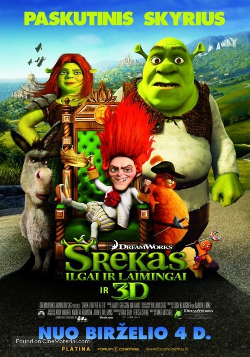 Shrek Forever After - Lithuanian Movie Poster