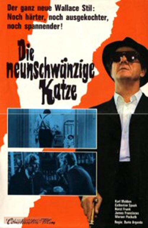 Il gatto a nove code - German Movie Poster