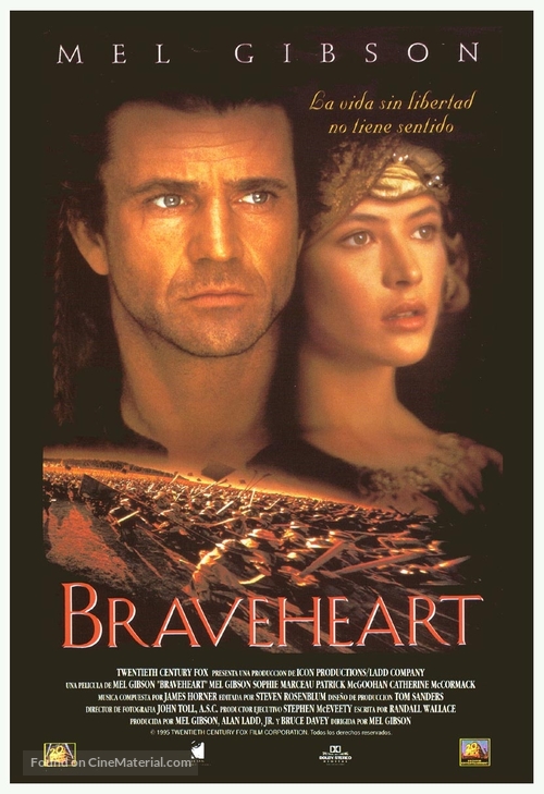 Braveheart - Spanish Movie Cover