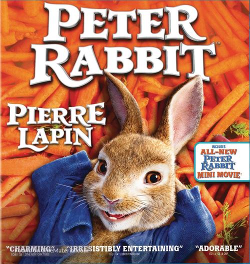 Peter Rabbit - Canadian Blu-Ray movie cover