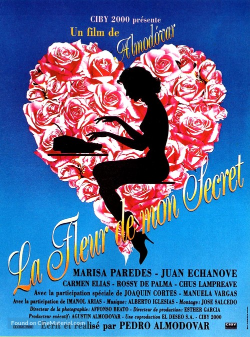 La flor de mi secreto - French Movie Poster