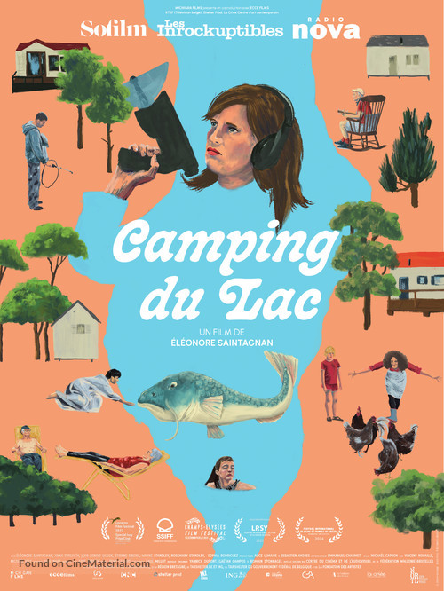 Camping du lac - French Movie Poster