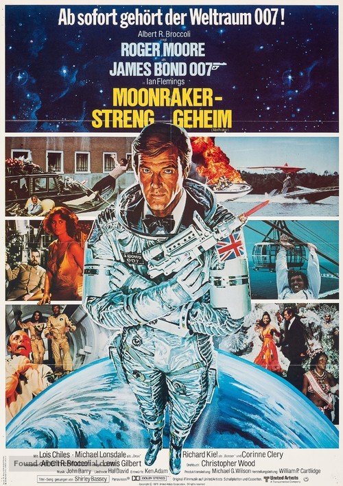 Moonraker - German Movie Poster