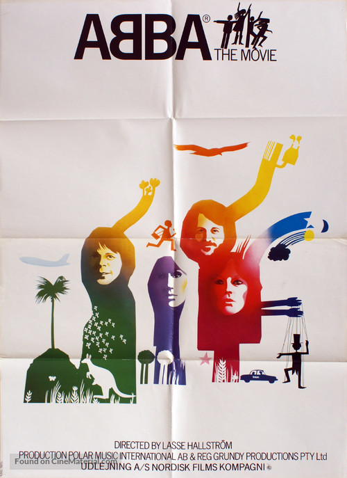 ABBA: The Movie - Danish Movie Poster