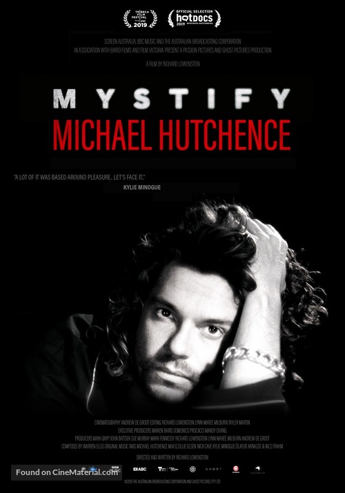 Mystify: Michael Hutchence - Australian Movie Poster