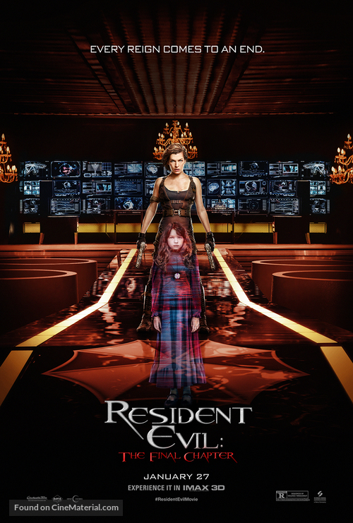Resident Evil: The Final Chapter - Movie Poster