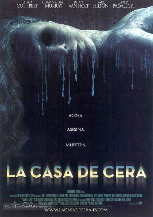 House of Wax - Spanish Movie Poster