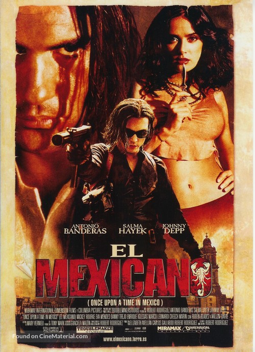 Once Upon A Time In Mexico - Spanish Movie Poster