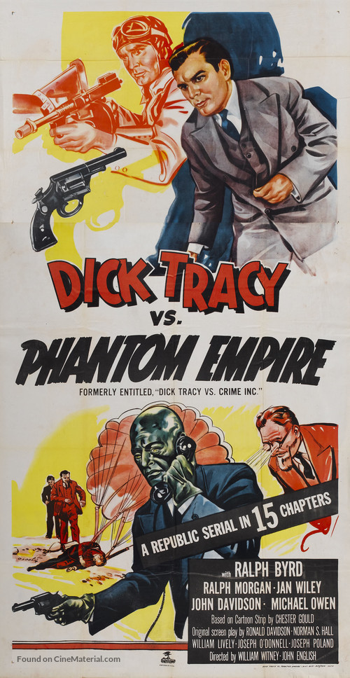 Dick Tracy vs. Crime Inc. - Re-release movie poster