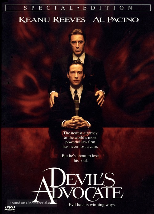 The Devil&#039;s Advocate - DVD movie cover