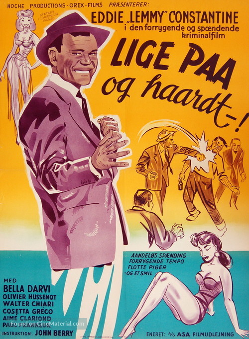 Je suis un sentimental - Danish Movie Poster