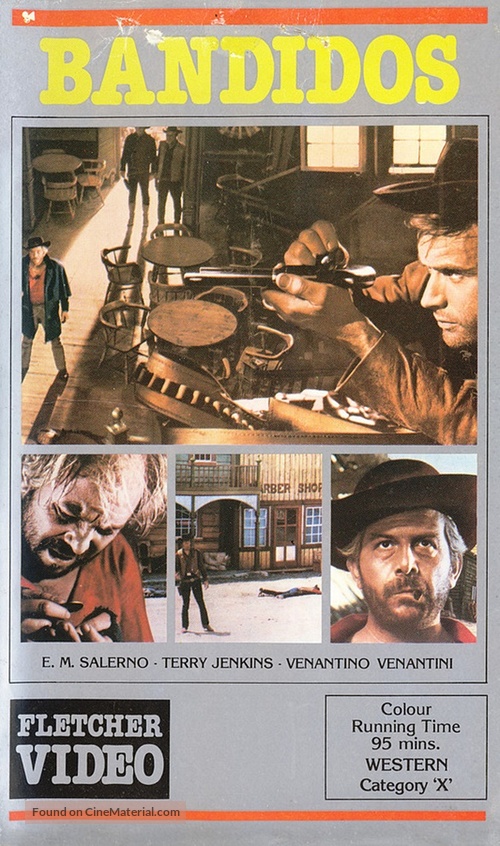 Bandidos - British VHS movie cover