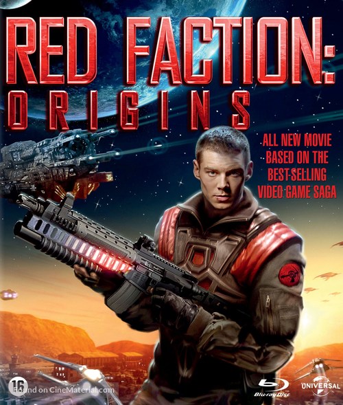 Red Faction: Origins - Dutch Blu-Ray movie cover