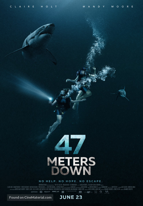 47 Meters Down (2017) Canadian movie poster