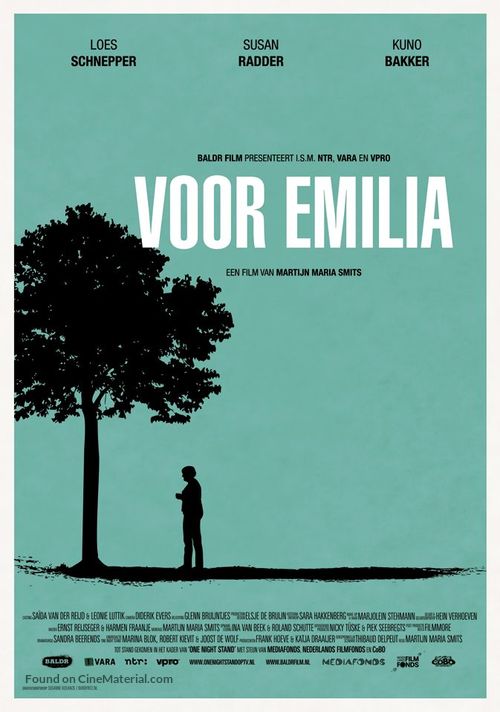 Voor Emilia - Dutch Movie Poster