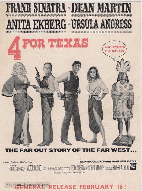 4 for Texas - British Movie Poster