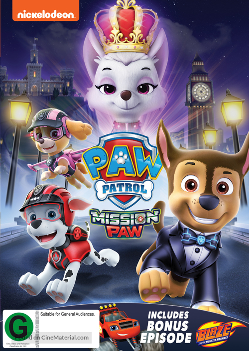 &quot;PAW Patrol&quot; - New Zealand DVD movie cover