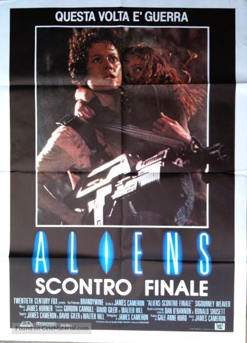 Aliens - Italian Movie Poster