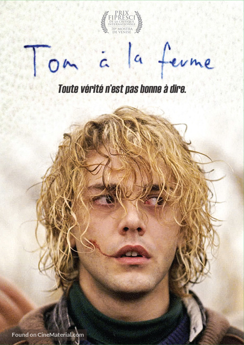 Tom &agrave; la ferme - Canadian DVD movie cover