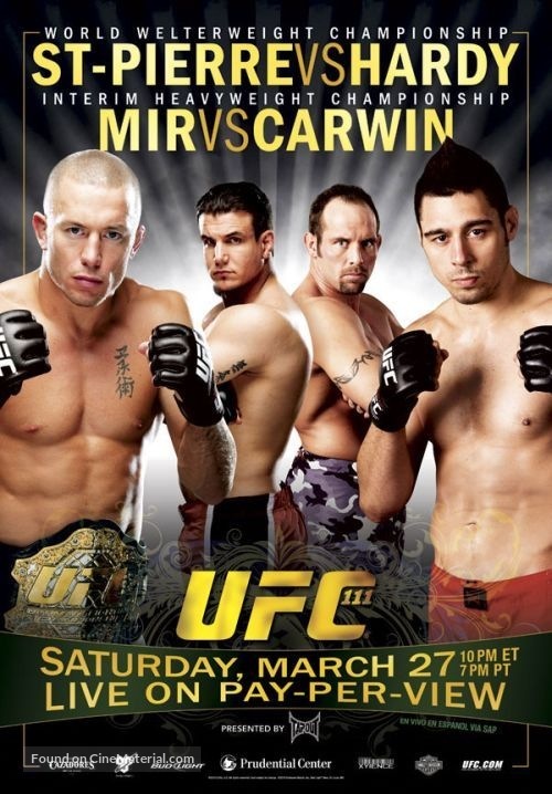 UFC 111: St-Pierre vs. Hardy - Movie Poster