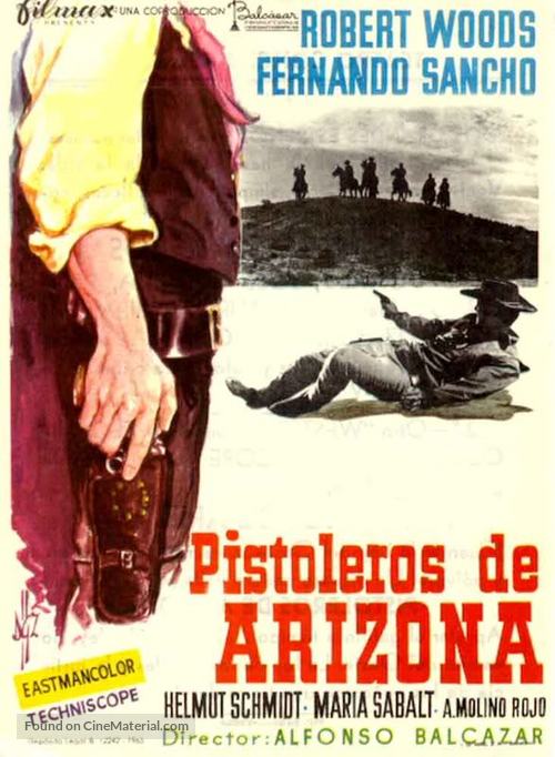 Pistoleros de Arizona - Spanish Movie Poster