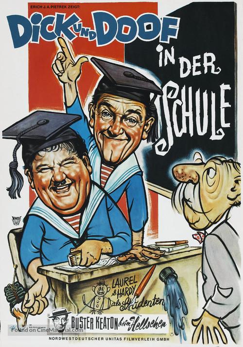 A Chump at Oxford - German Theatrical movie poster