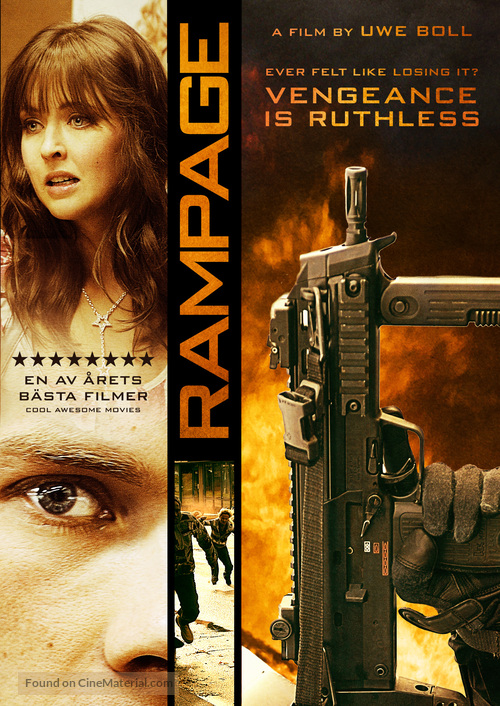 Rampage - Swedish DVD movie cover