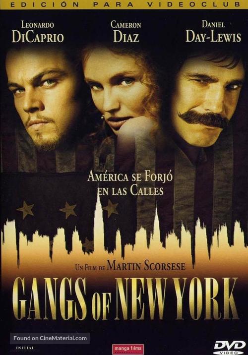 Gangs Of New York - Spanish DVD movie cover