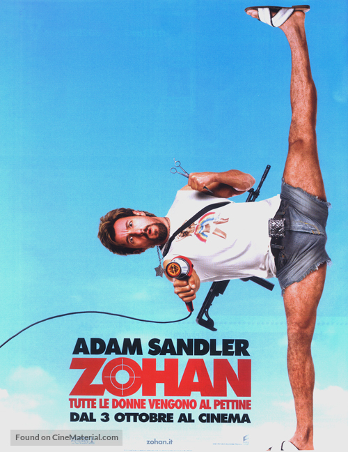 You Don&#039;t Mess with the Zohan - Italian Movie Poster