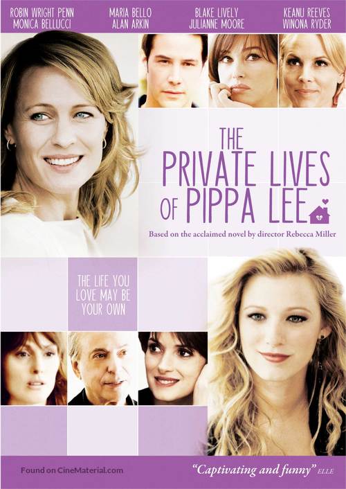 The Private Lives of Pippa Lee - Australian DVD movie cover