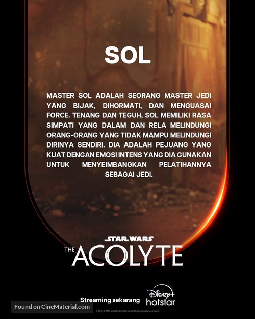 &quot;The Acolyte&quot; - Indonesian Movie Poster