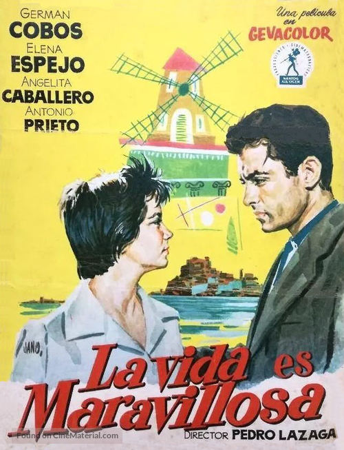 La vida es maravillosa - Spanish Movie Poster