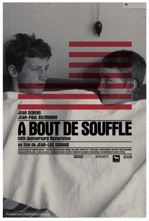 &Agrave; bout de souffle - French Movie Poster