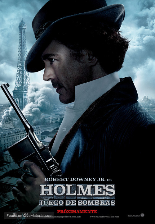 Sherlock Holmes: A Game of Shadows - Argentinian Movie Poster