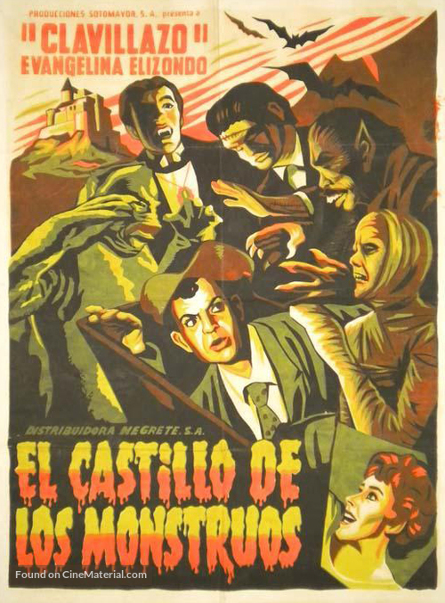 El castillo de los monstruos - Mexican Movie Poster