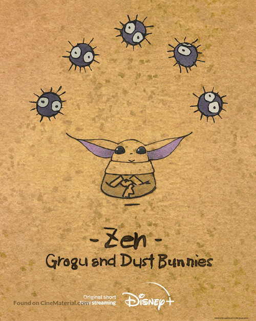 Zen - Grogu and Dust Bunnies - British Movie Poster