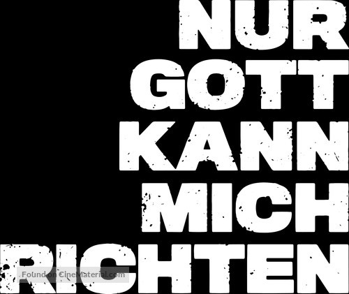 Nur Gott kann mich richten - German Logo