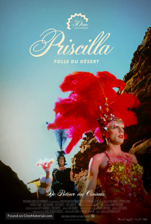 The Adventures of Priscilla, Queen of the Desert - French Movie Poster