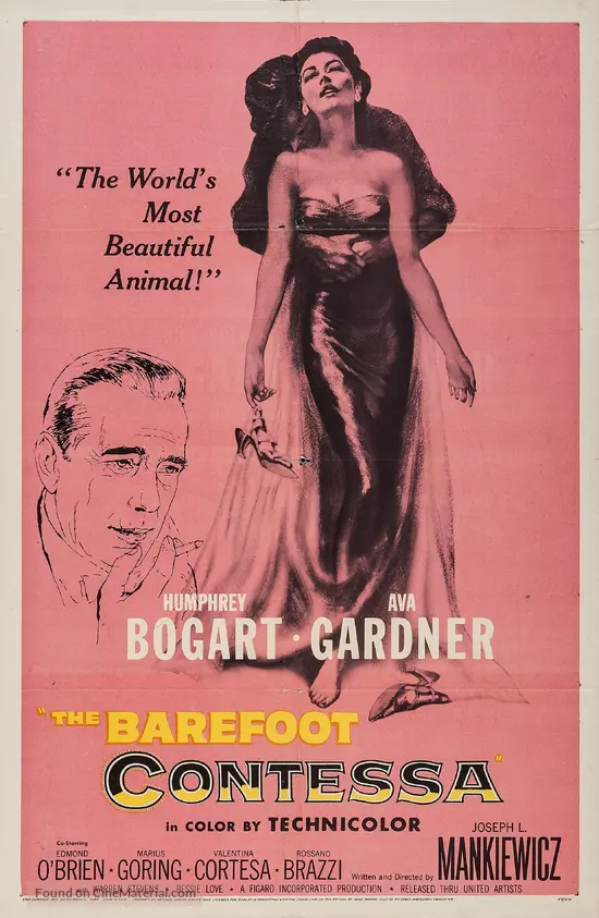 The Barefoot Contessa (1954) movie poster